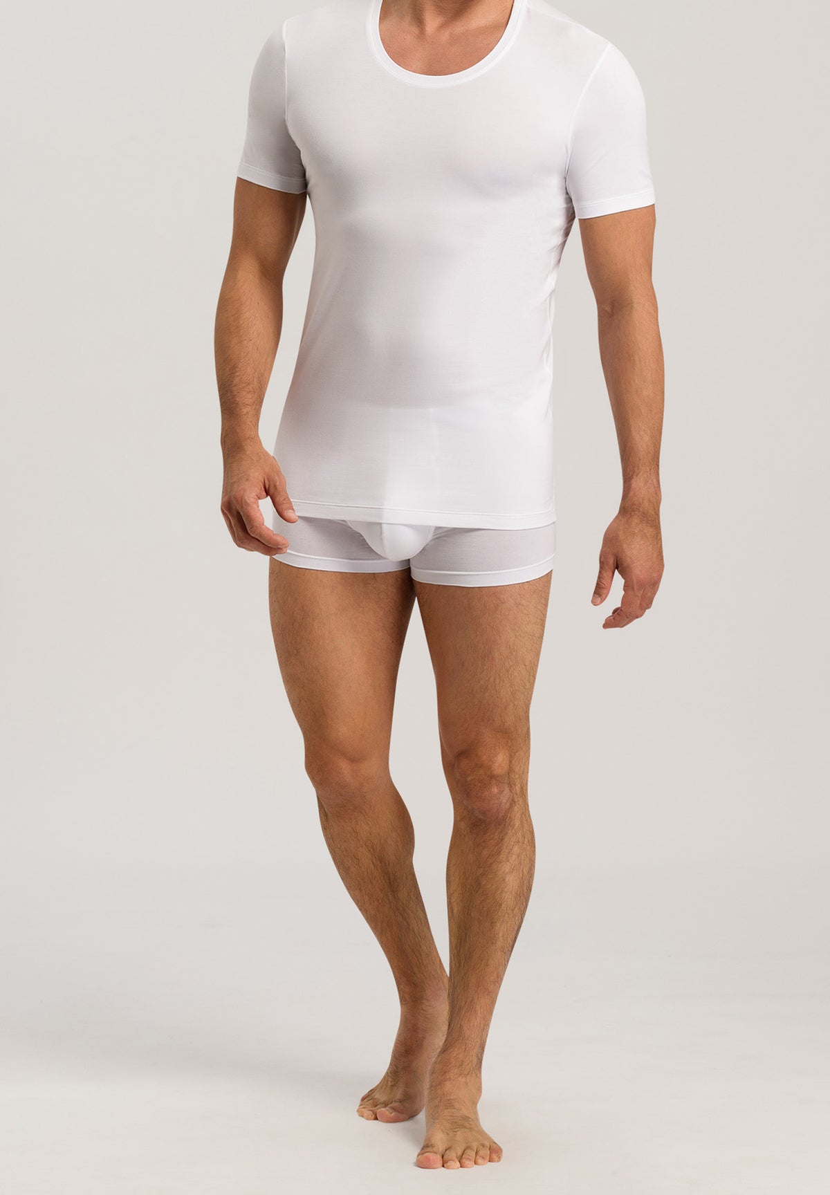 Cotton Superior Cotton Crew Neck T-Shirt | White 73088-101