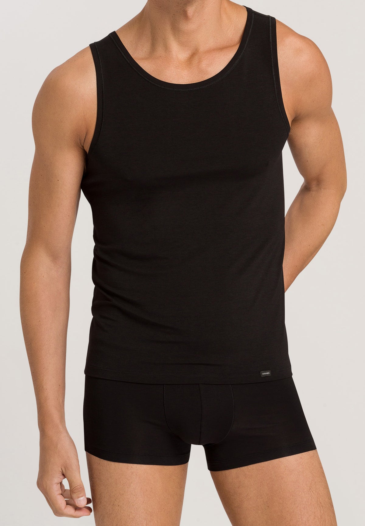 Natural Function TENCEL™ and Cotton Tank Top | Deep Black 73183-2197