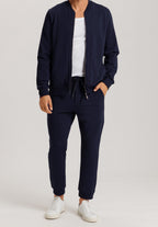 Natural Living Organic Cotton Zip-Up Jacket | Deep Navy 75774-1610
