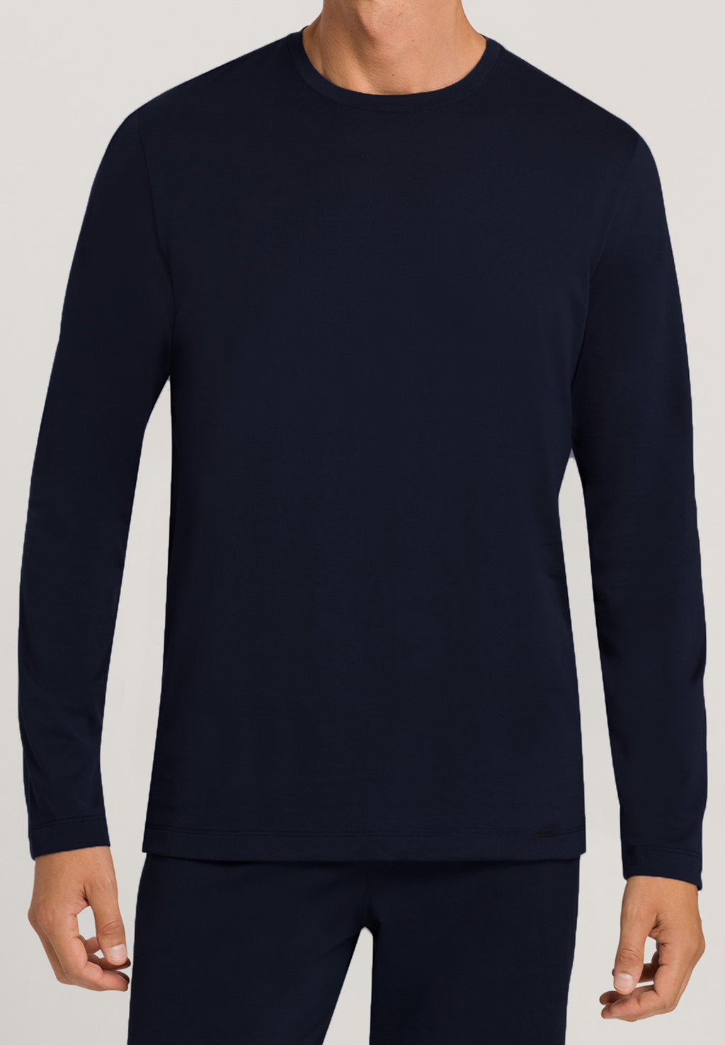 Night And Day Cotton Crew Neck Top | Black Iris 75431-496
