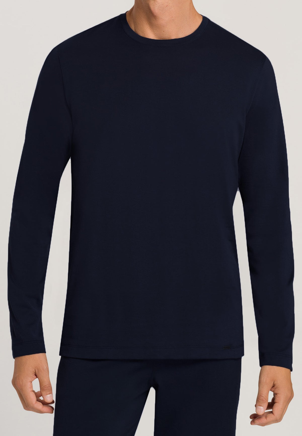Night And Day Cotton Crew Neck Top | Black Iris 75431-496