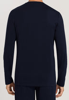 Night And Day Cotton Crew Neck Top | Black Iris 75431-496