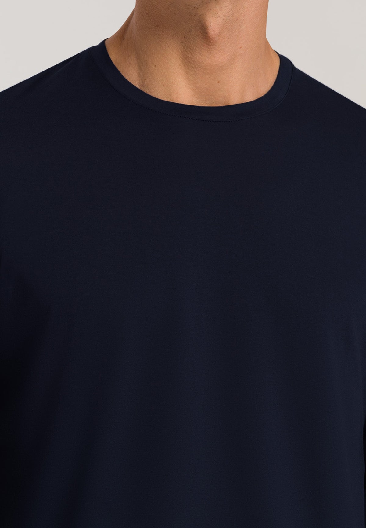 Night And Day Cotton Crew Neck Top | Black Iris 75431-496