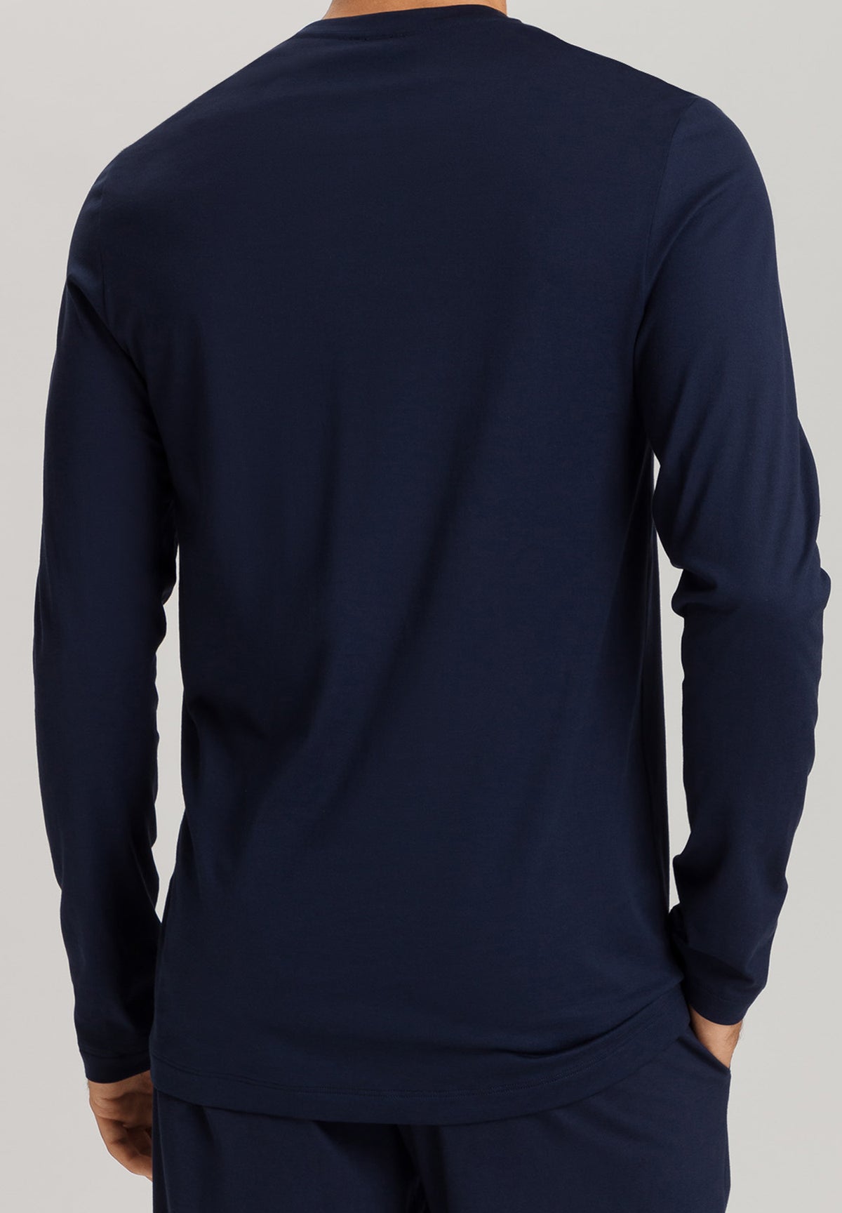 Night And Day Cotton Crew Neck Top  | Deep Navy 75431-1610