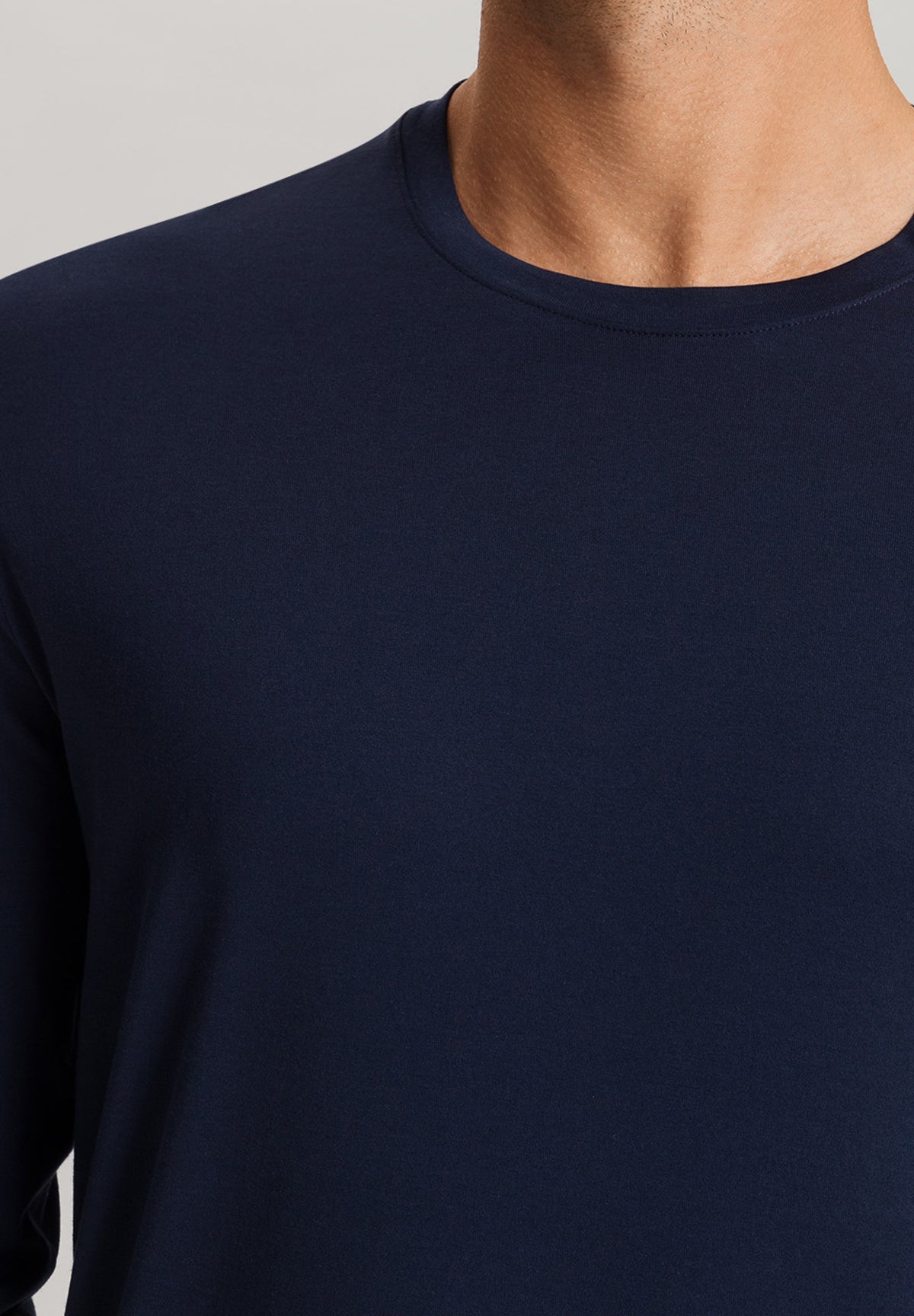 Night And Day Cotton Crew Neck Top  | Deep Navy 75431-1610