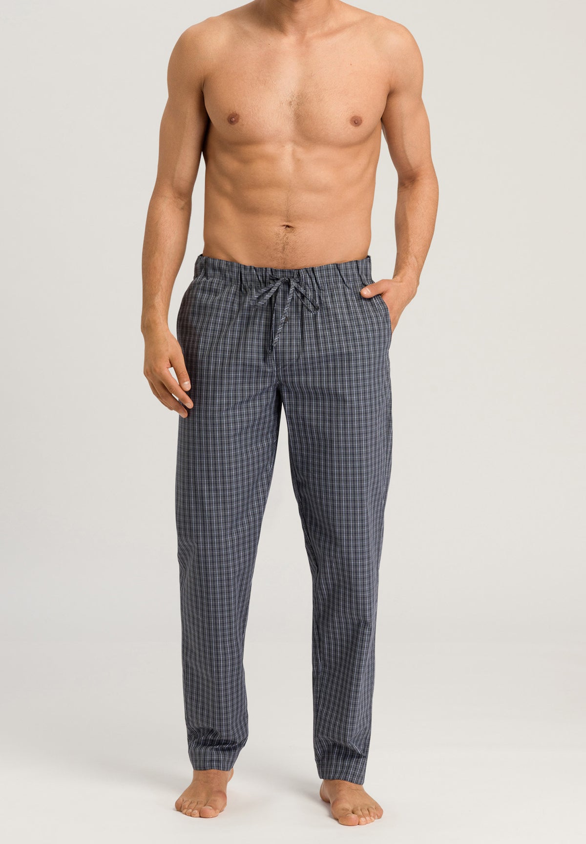 Night And Day Cotton Woven Pants | Casual Check 75436-2385