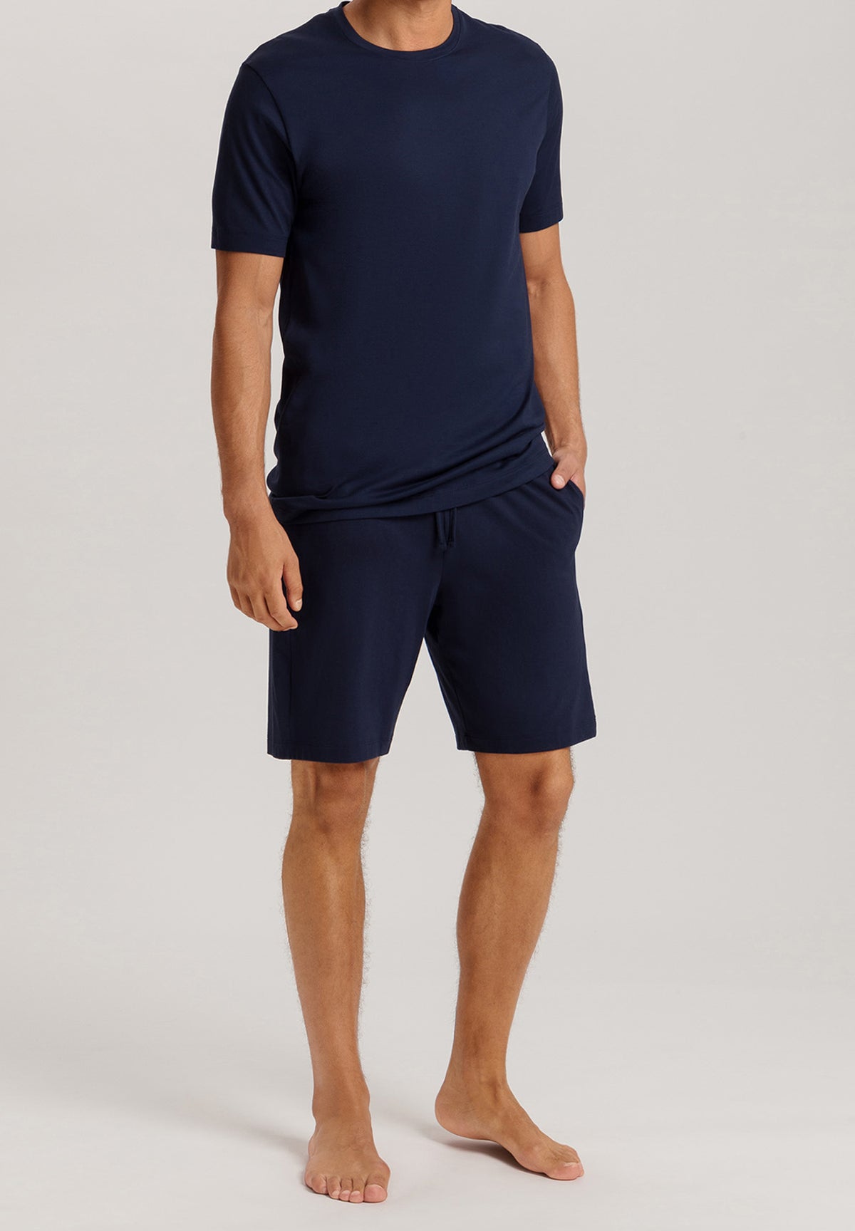 Night And Day Cotton Drawstring Shorts | Deep Navy 75750-1610