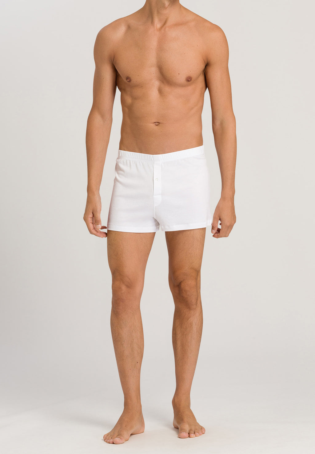 Sea Island Cotton Cotton Boxer  | White 73172-101