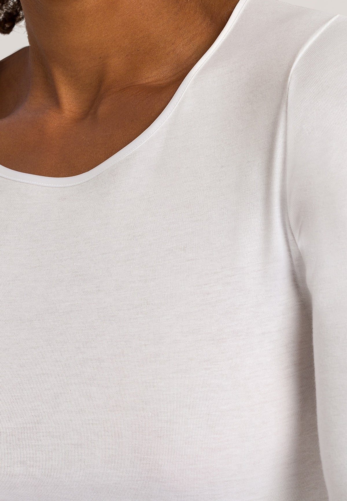 Cotton Seamless Cotton Knit Top | White 71620-101