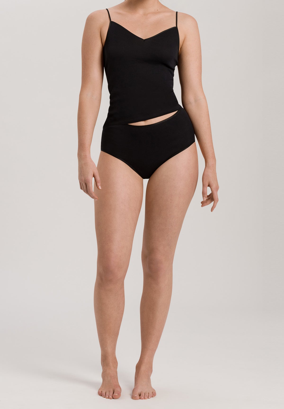 Cotton Seamless Cotton Full Brief | Black 71625-019