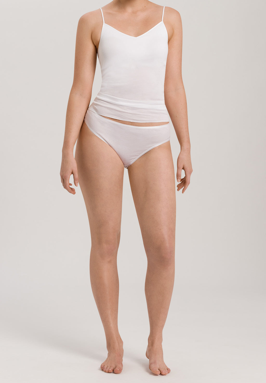 Cotton Seamless Cotton High Cut Full Brief | White 71626-101