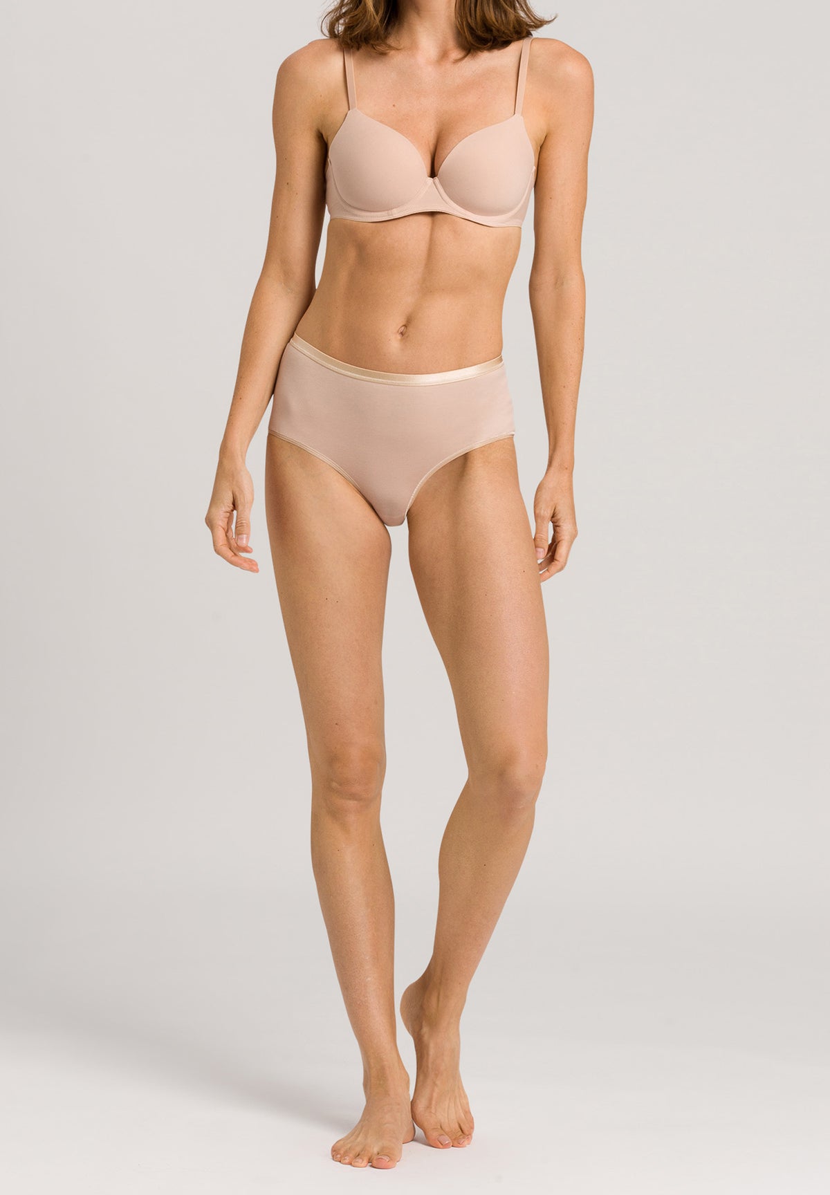 Cotton Sensation Padded T-Shirt Bra | Beige 71382-274