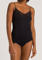 Moments V-Neck Cotton Camisole | Black 71485-019