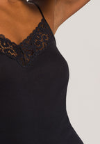 Moments V-Neck Cotton Camisole | Black 71485-019