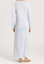 Pure Essence V-Neck Cotton Nightgown | Blue Glow 77947-511