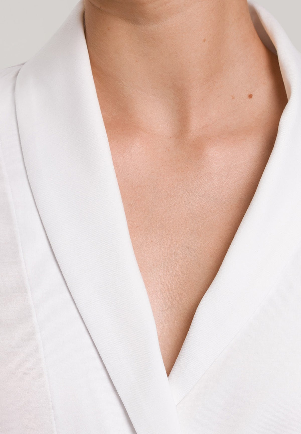 Robe Selection Shawl Collar Cotton Robe | White 77302-101