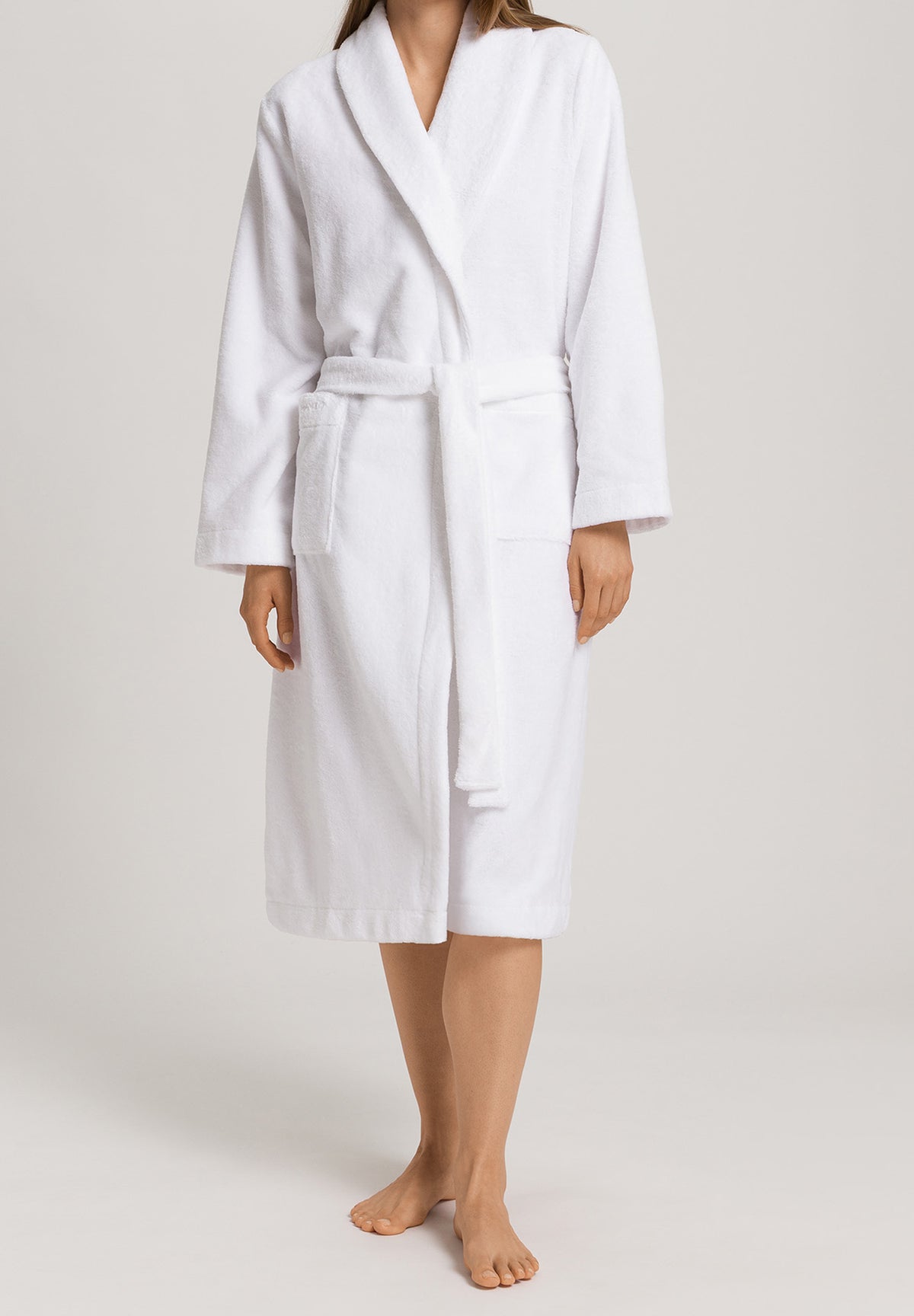 Robe Selection Plush Cotton Terry Velour Robe | White 77700-101