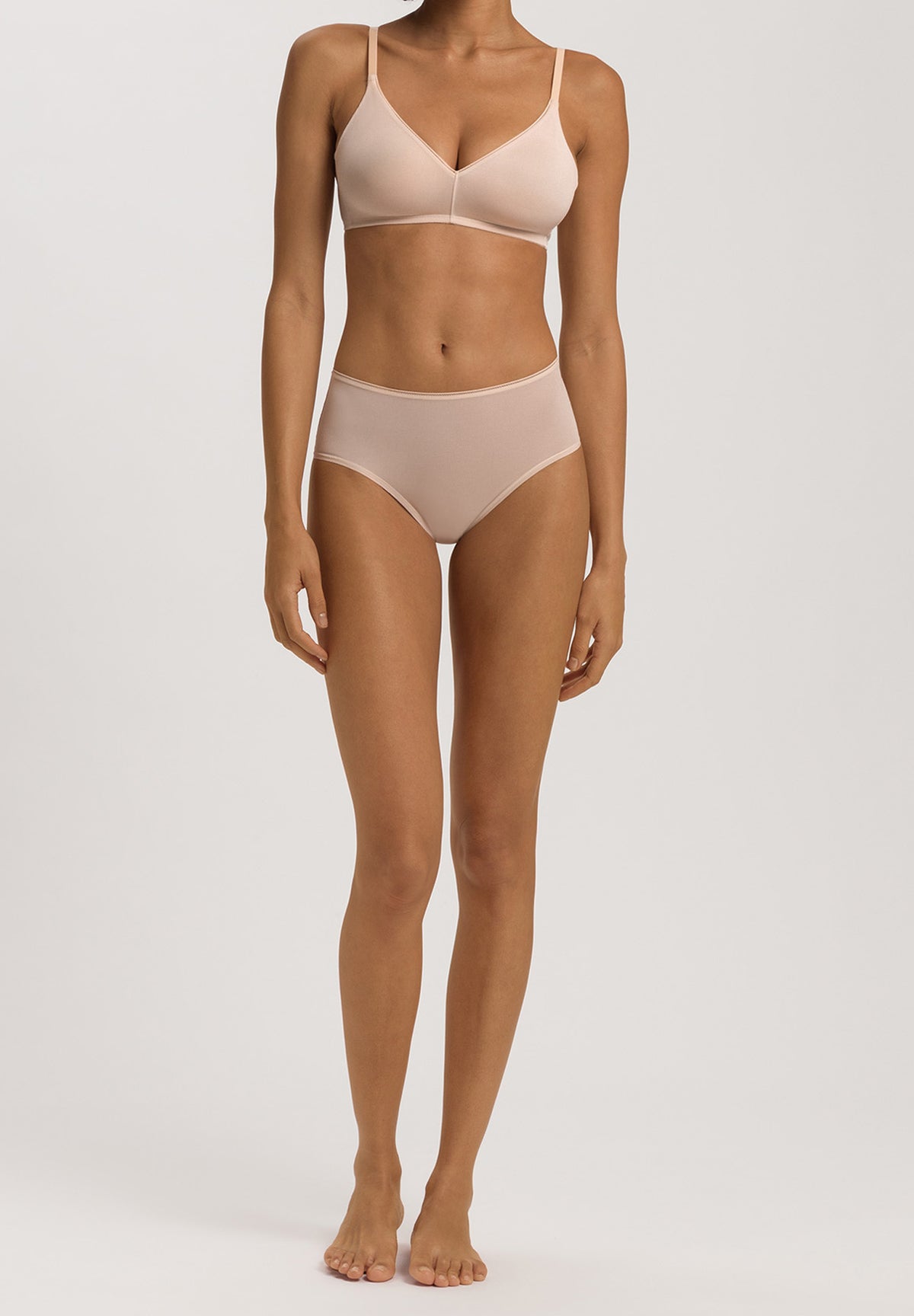 Smooth Illusion Semi-Transparent Tulle Full Brief | Beige 70845-274