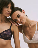 Ruby Geometric Lace Underwire Bra | Amethyst 70853-2431