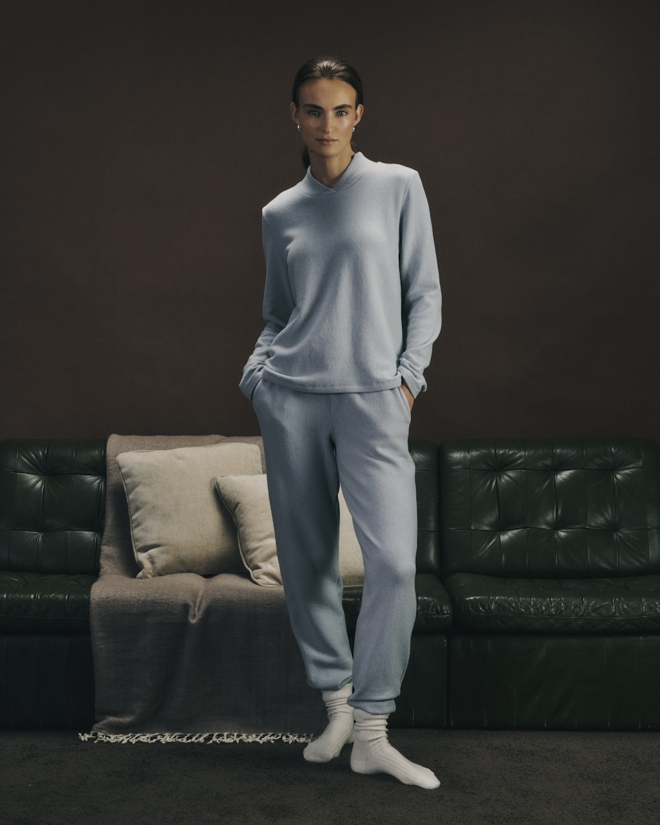 Cotton Deluxe Cotton Drawstring Pants | Black 77955-019 – HANRO