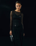 Smooth Illusion Transparent Top | Black 71298-019