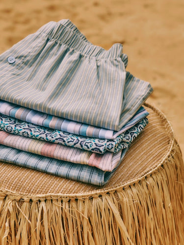 Stack of 4 Fancy Woven Boxers