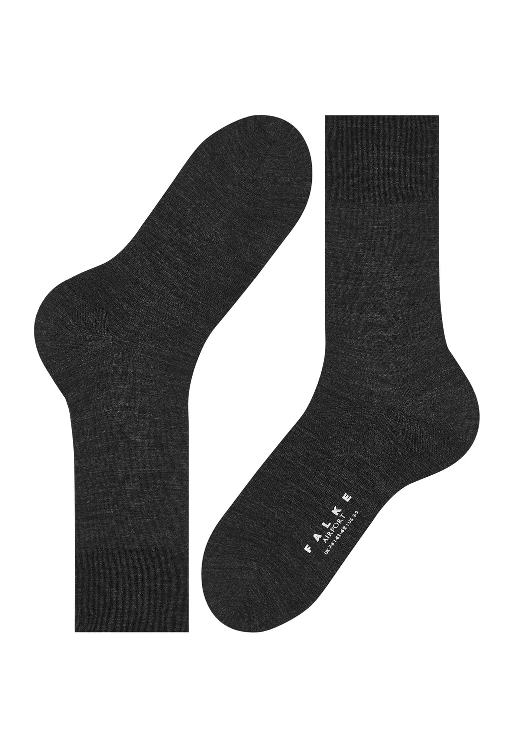 Airport Airport Sock | Anthracite Melange 14435-3080F
