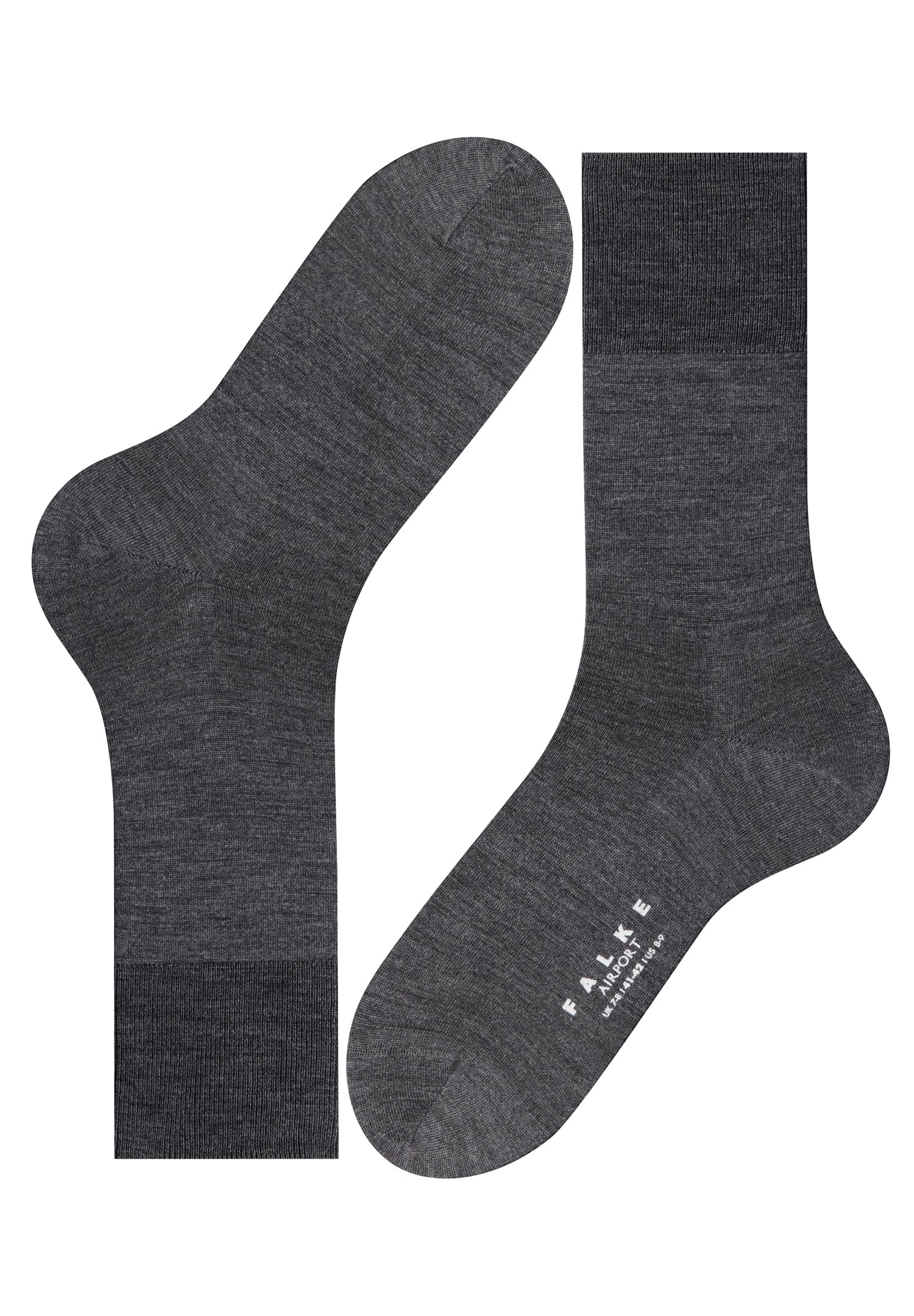 Airport Airport Sock | Asphalt Melange 14435-3180