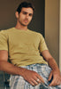 Living Shirts Jersey Cotton Crew Neck T-Shirt | Straw 75050-2248