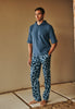 Night And Day Knit Lounge Pant | Night Blue Tiles 75216-3013