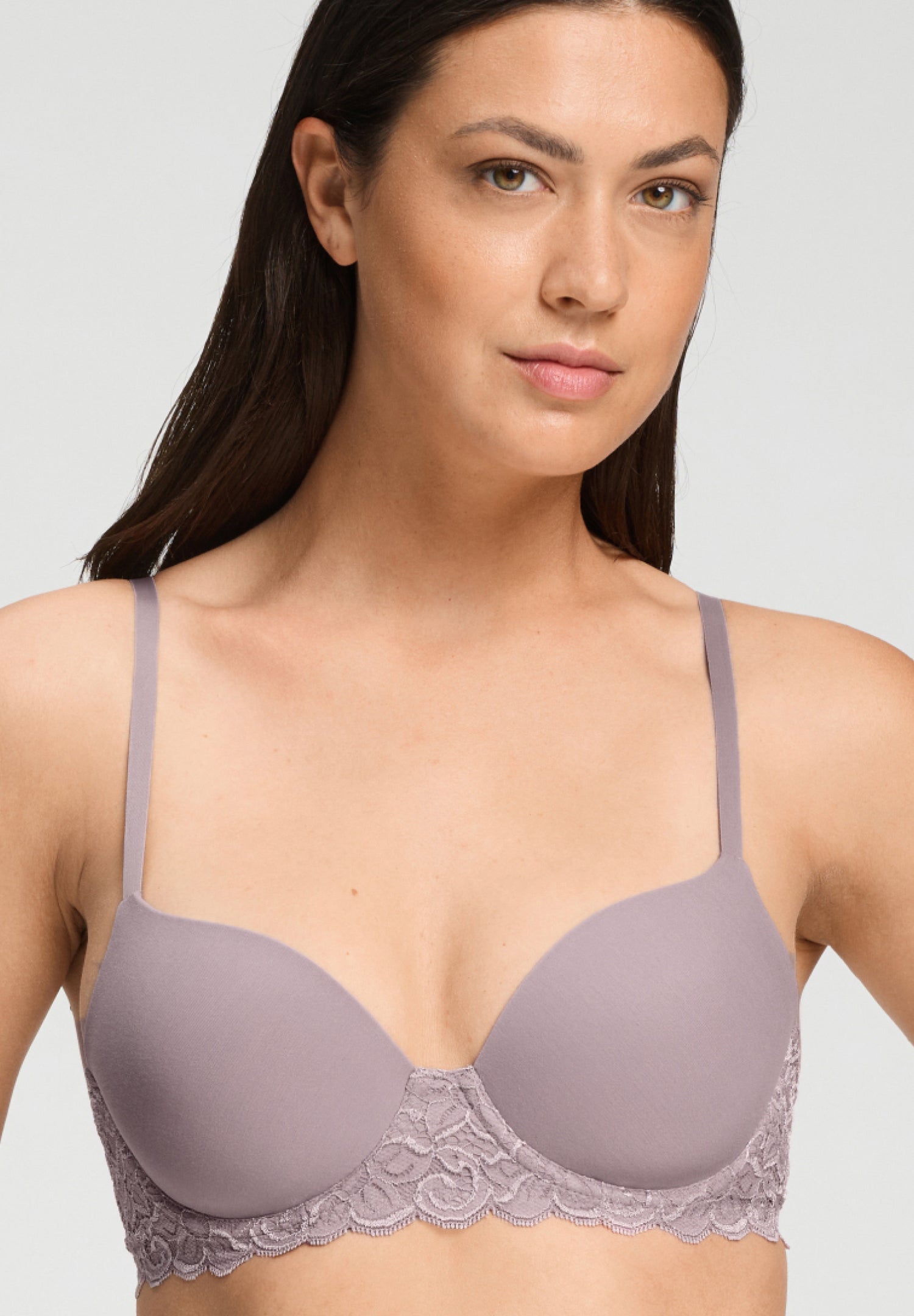 Luxury Moments Lace Soft Cup Bra | Red Dahlia 71465-2418 – HANRO