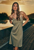 Cotton Silk Cotton Chemise | Silver Sage 74813-2651