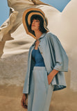 Pure Comfort Tencel™ Button Front Jacket | Sea Breeze 78479-2622